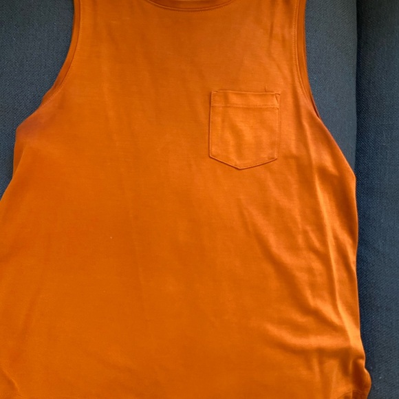 Rust Orange Sleeveless Top - Picture 1 of 3